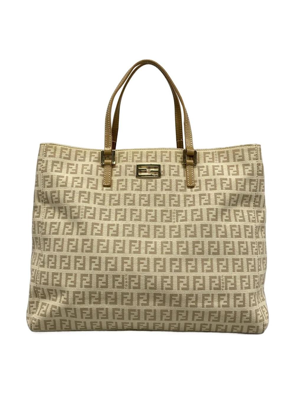 Fendi Zucchino Cream Beige Jacquard #305806F64B
